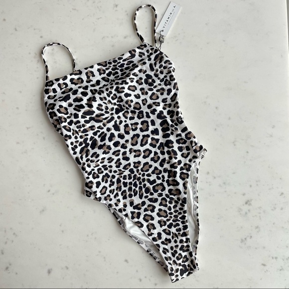 Vitamin A Leopard Print One Piece Swimsuit - Picture 5 of 9